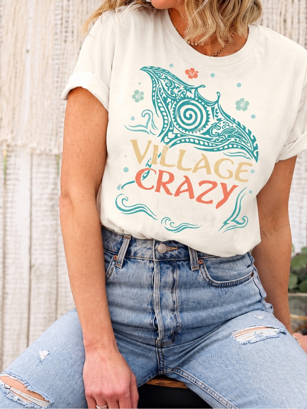 Village Crazy Lady Stingray Tee